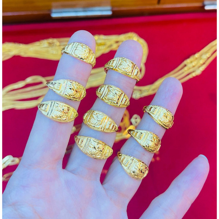 金戒指（1克），正品KMDGOLD