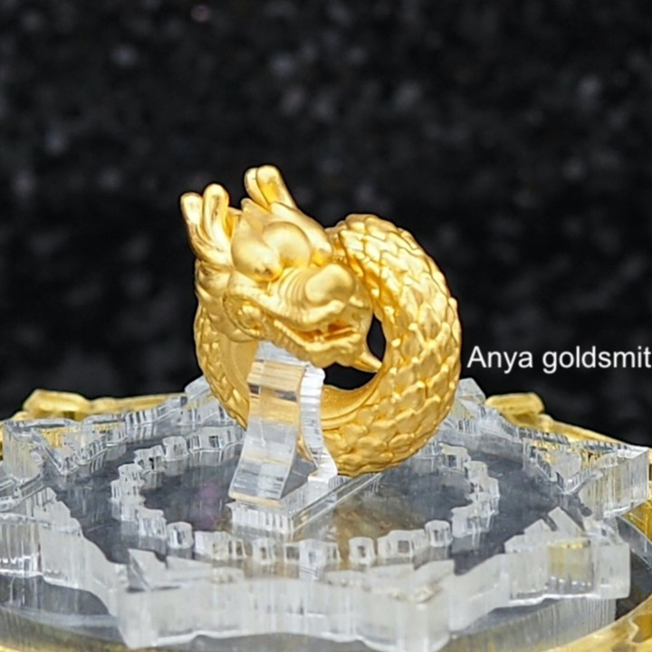 Pure Gold Anya Golden Dragon Charm (0.95-1g)