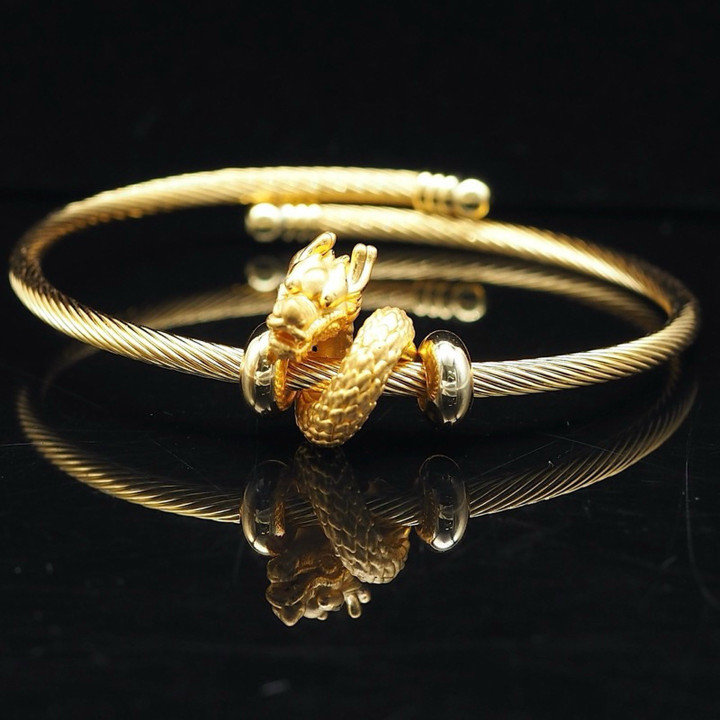 Pure Gold Anya Golden Dragon Charm (0.95-1g)
