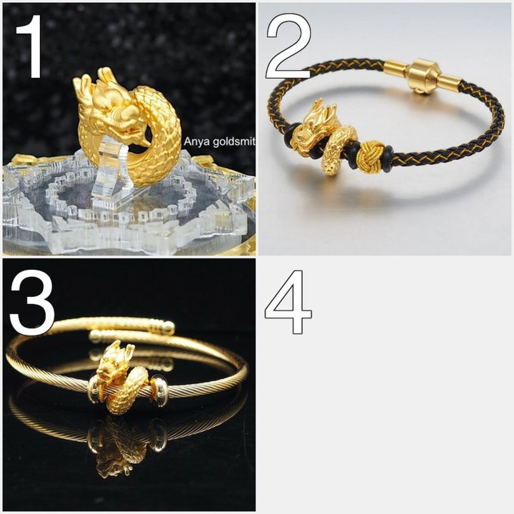 Pure Gold Anya Golden Dragon Charm (0.95-1g)