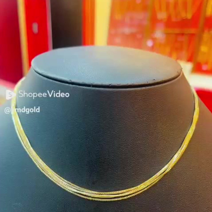 正品 0.5 盎司黄金项链（纯度 96.5%）- KMDGold