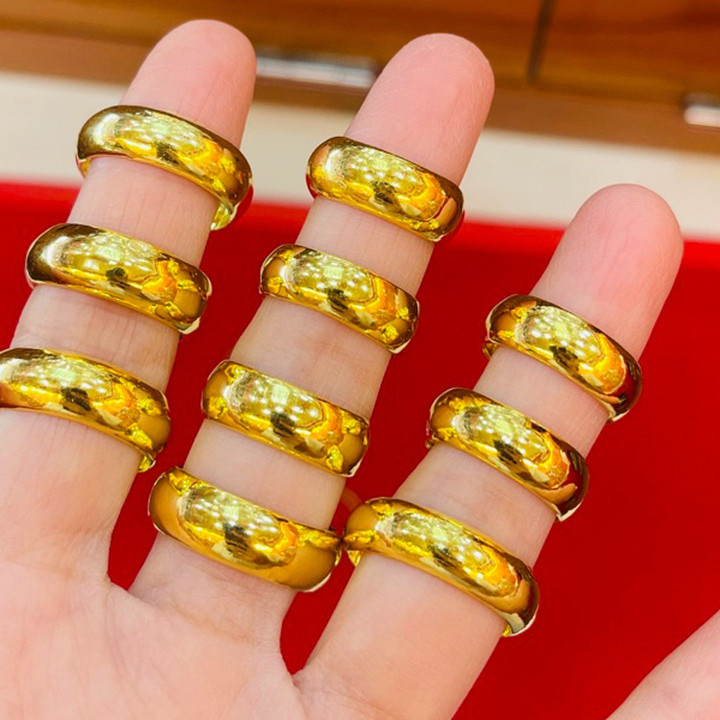 Solid Gold Salung Ring (14k) by KMDGold