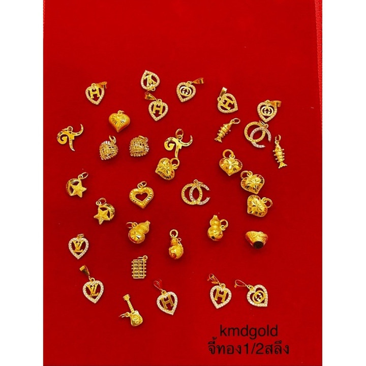 96.5% Pure Gold Pendant - KMDGold | Half-Salung Designs