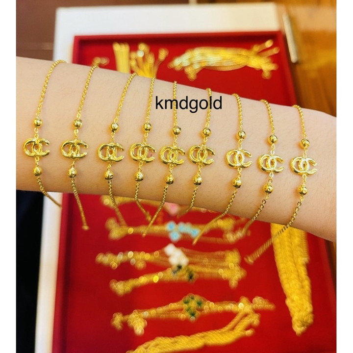 纯度96.5%黄金半萨鲁昂手镯 - KMDGold