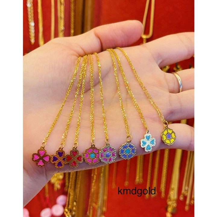 真金项链 - 半条萨隆（1.875克）