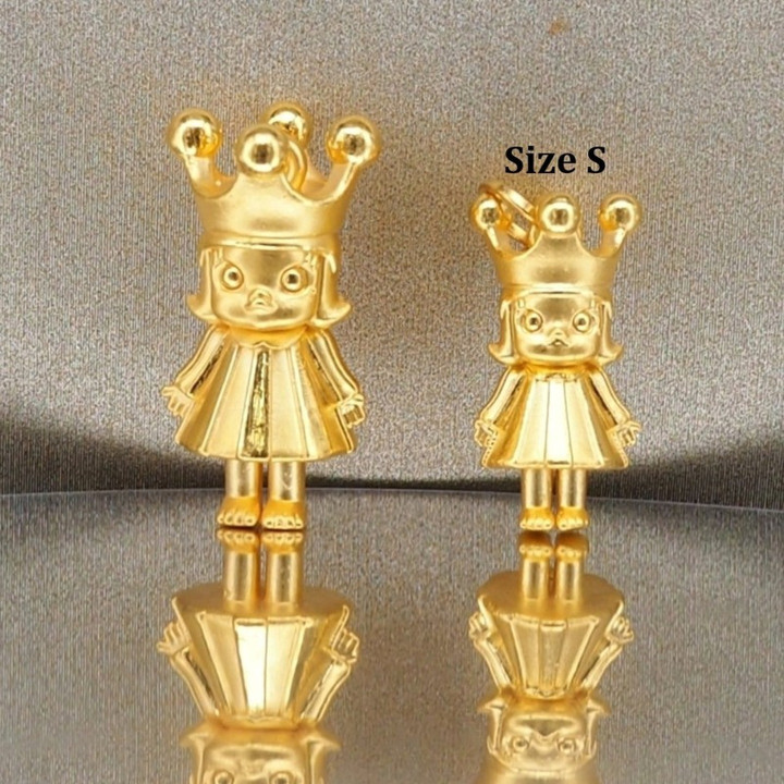 Labuboo Molly & Friends 金吊坠（99.9% 纯金）