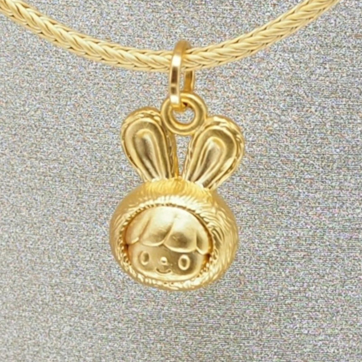 Labuboo Molly & Friends 金吊坠（99.9% 纯金）