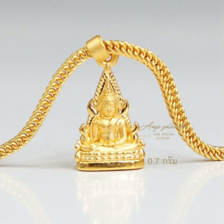 纯金 Anya Phra Phuttha Chinnarat 吊坠