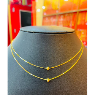 双色白金 KMDGold 项链 (14k)