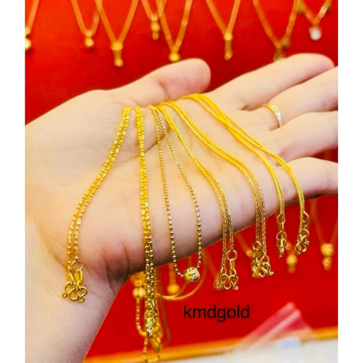 双色白金 KMDGold 项链 (14k)