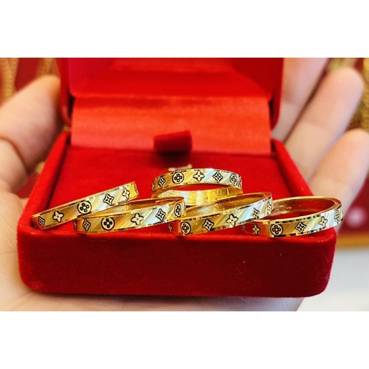 Pure Gold Half-Saluang Ring | KMDGold Jewelry