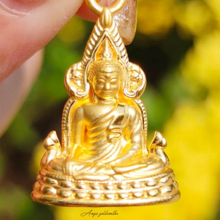 Pure Gold Anya Phra Phuttha Chinnarat Pendant