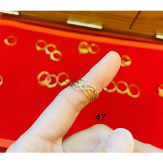 14k 金半 Saluang 戒指 | KMD黄金