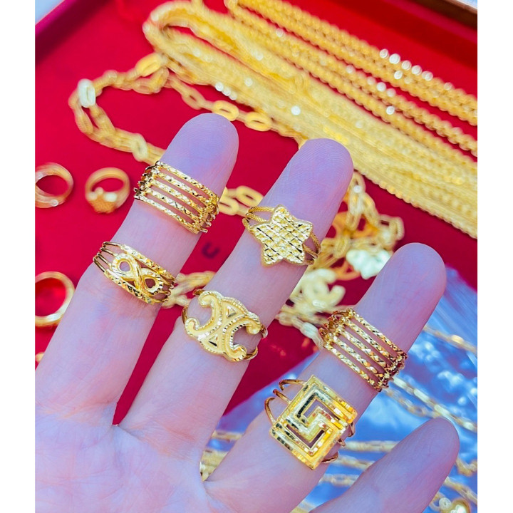 96.5% Pure Gold Ring - Customizable Design