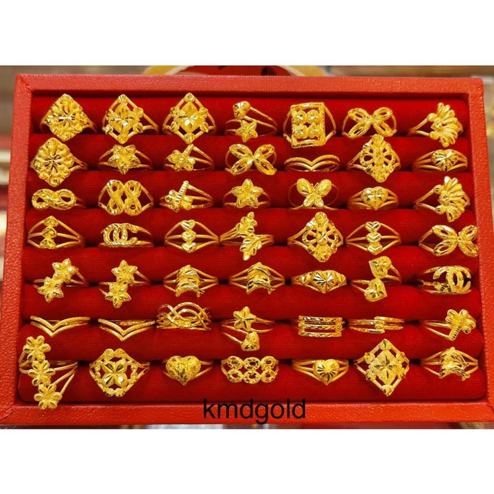 96.5% Pure Gold Ring - Customizable Design