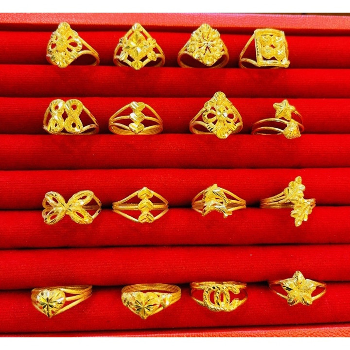 96.5% Pure Gold Ring - Customizable Design