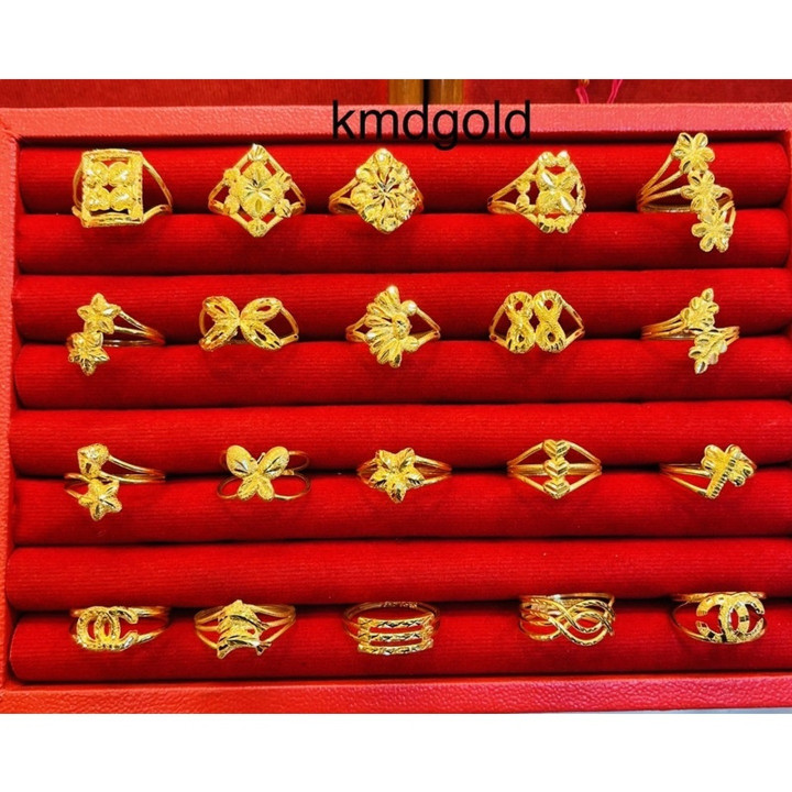 96.5% Pure Gold Ring - Customizable Design