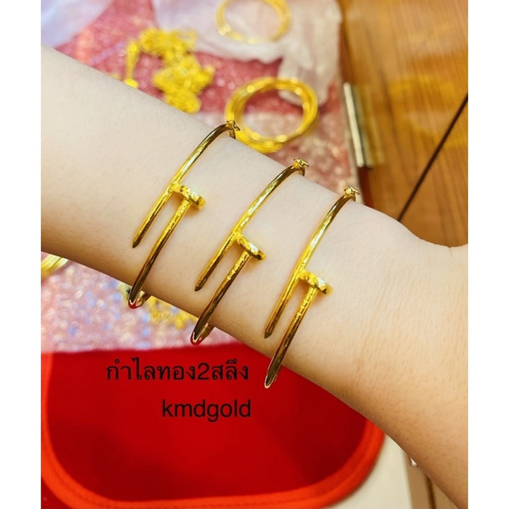 14K金手镯 | 纯金 | 泰式金