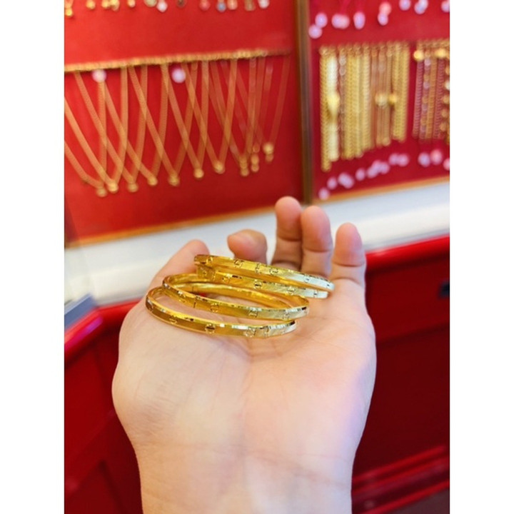 14K金手镯 | 纯金 | 泰式金