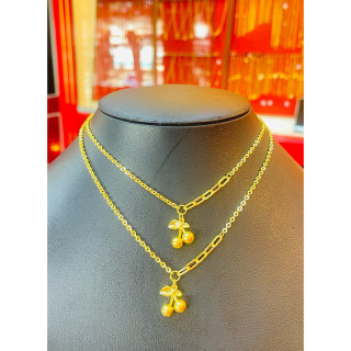 正品黄金萨隆项链 - KMDGOLD