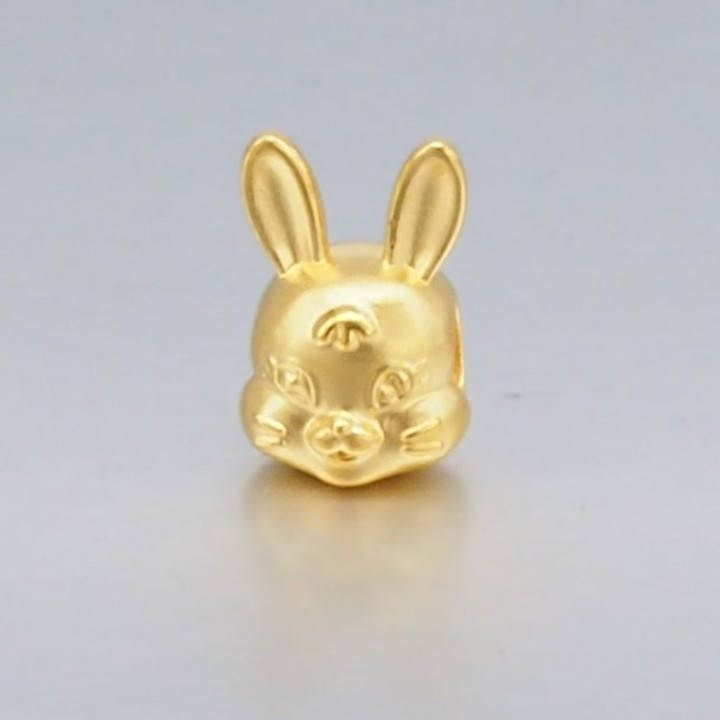 纯金安雅兔吊坠（0.45-0.5克）