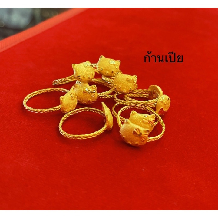 纯银猫咪戒指 | KMDGold 设计