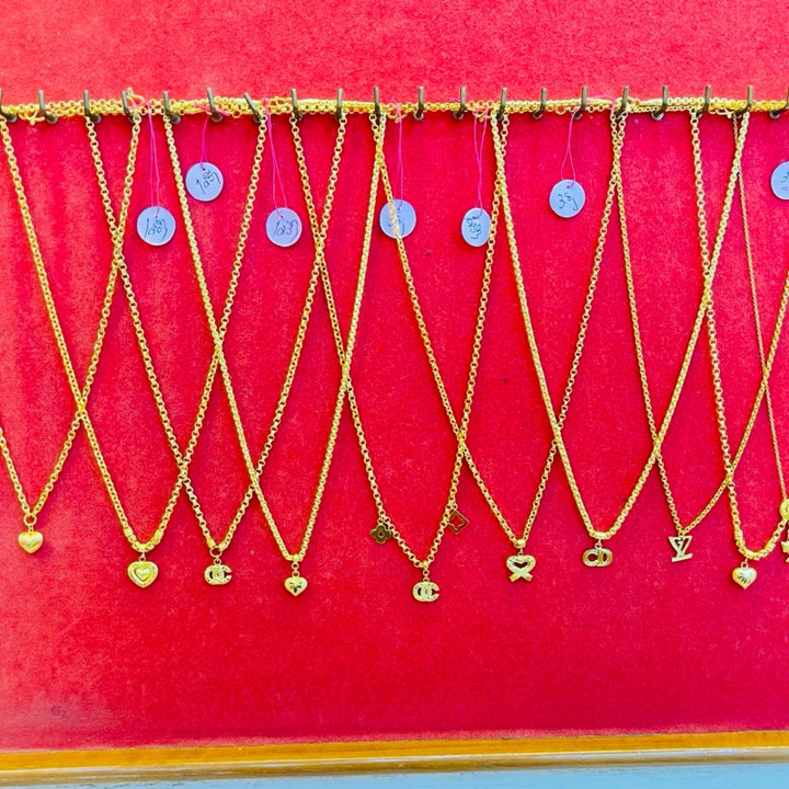 正品黄金 KMDGOLD 1-Salung 项链