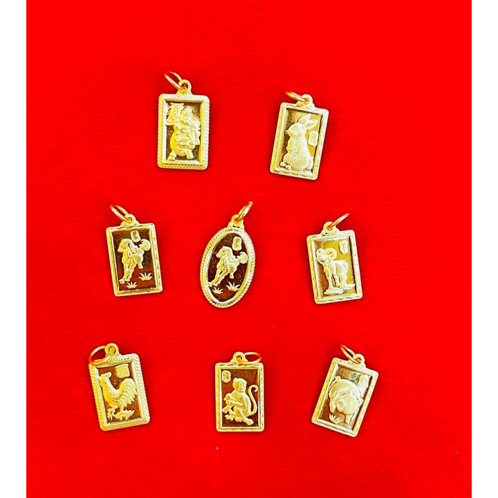 96.5% Pure Gold Salung Pendant - KMDGold