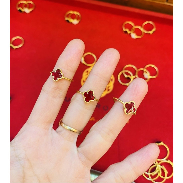 纯金时尚戒指 | KMDGold | 半萨隆