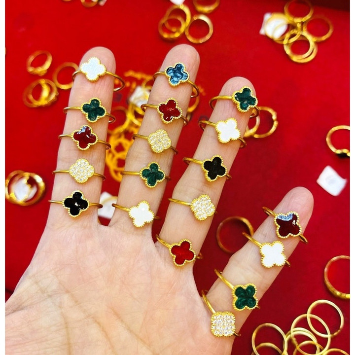 纯金时尚戒指 | KMDGold | 半萨隆