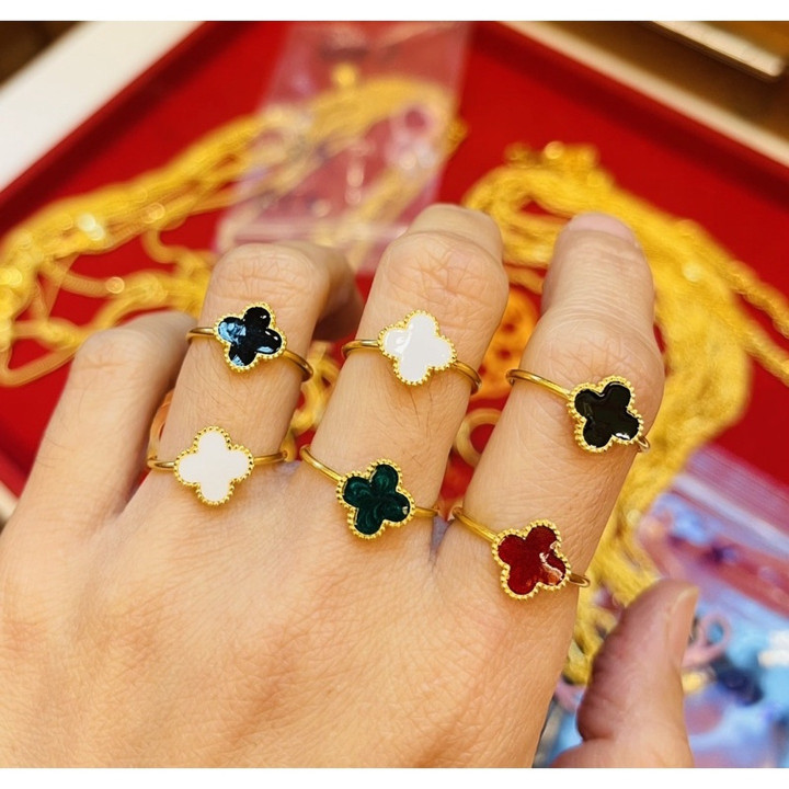 纯金时尚戒指 | KMDGold | 半萨隆