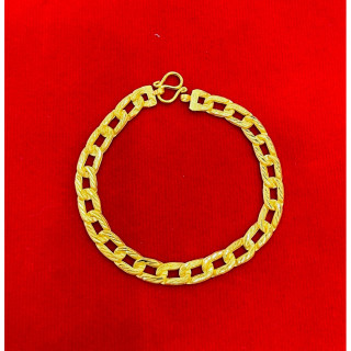 纯金扭纹手链 - KMDGold (14K)