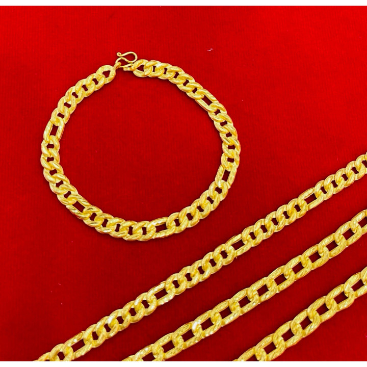 纯金扭纹手链 - KMDGold (14K)