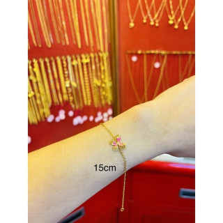 真金手镯 | KMDGold | 14K 半金手镯