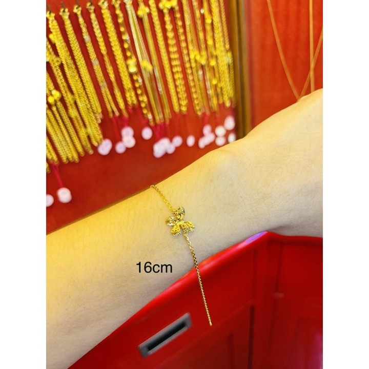 真金手镯 | KMDGold | 14K 半金手镯