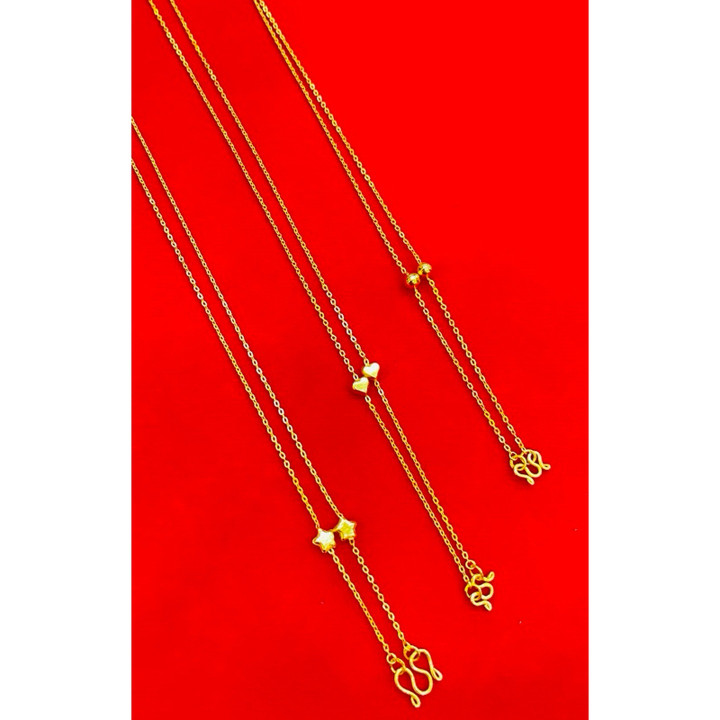 24k 金半 Saluang 项链吊坠 | KMD黄金