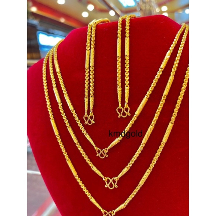 正品 14k 金 Salung 项链 - KMDGold
