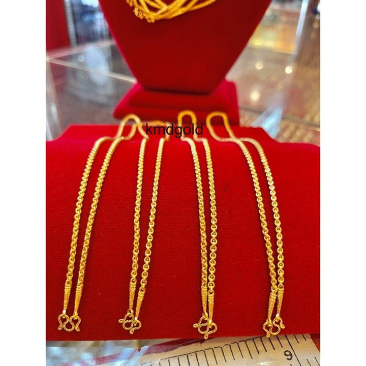 正品 14k 金 Salung 项链 - KMDGold