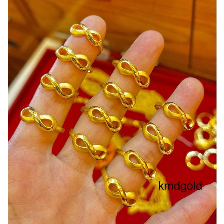 真金 1 Salung 戒指 - KMDGold 时尚设计