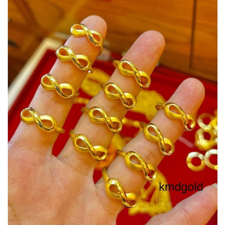 真金 1 Salung 戒指 - KMDGold 时尚设计