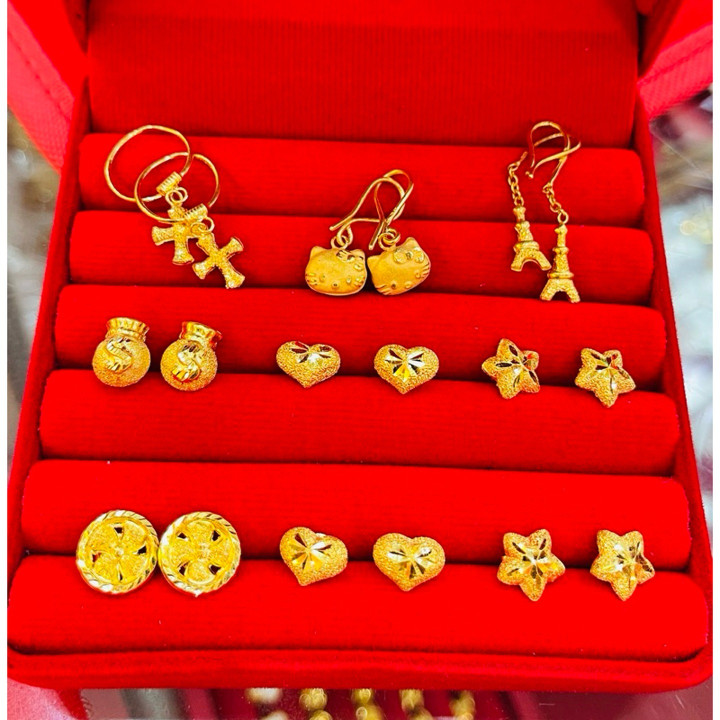 14K真金耳环 | KMDGold