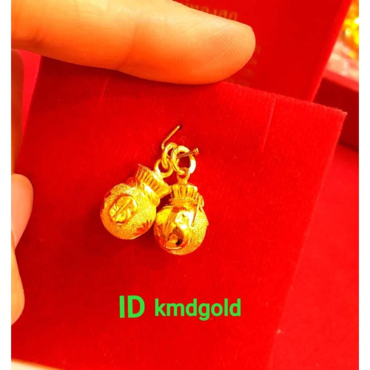 96.5% Pure Gold Bag Pendant - KMDGold