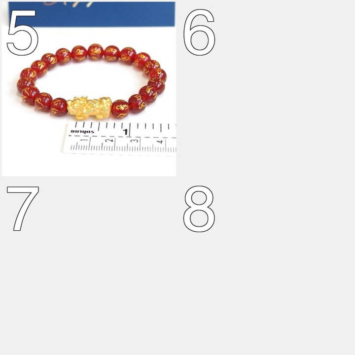 Gold Pi Xiu Amulet | Pure Gold Fortune Charm with Auspicious Stones