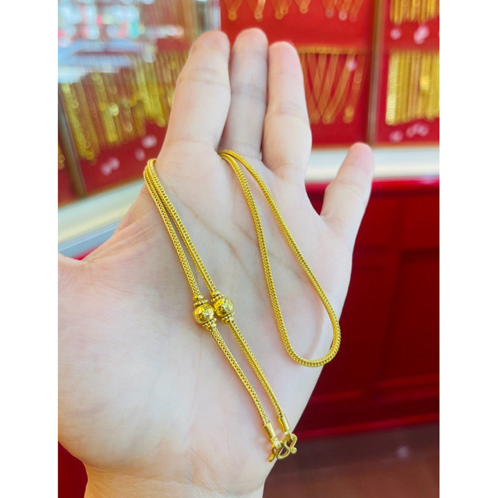 14K金奔驰链项链 - KMDGold | 纯度.965