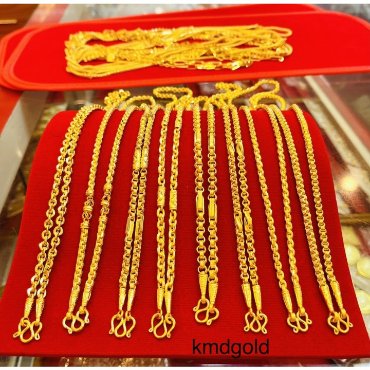 KMDGold 出品的正品 1 泰铢金项链
