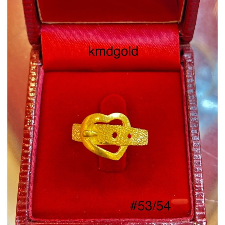 96.5%真金戒指 - 时尚设计