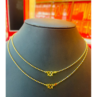 96.5%纯金白金项链 | KMDGold