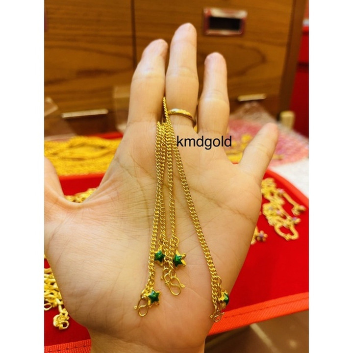 纯金手镯 | KMDGold，96.5% 真品