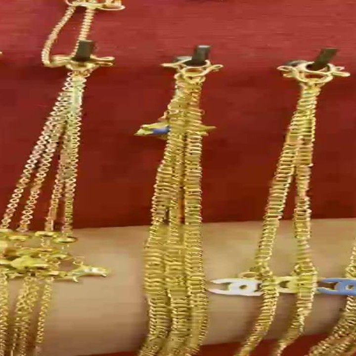 纯金手镯 | KMDGold，96.5% 真品