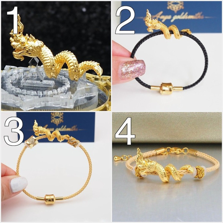 纯金安雅娜迦蛇吊坠 | 神话珠宝